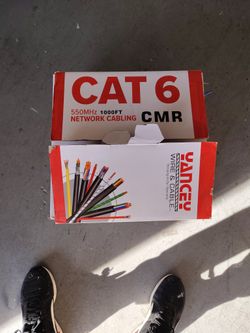 Cable Wire Cat 6 1000 Ft Cmr