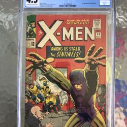 X-Men #14 (1965) CGC 4.5 — O/w to White; 1st Sentinels; Stan Lee & Jack Kirby 