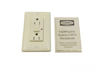 HUBBELL GFCI Receptacle 2,3,5 Wires Connections
