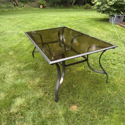 Outdoor Dining Table With Hole For Umbrella 