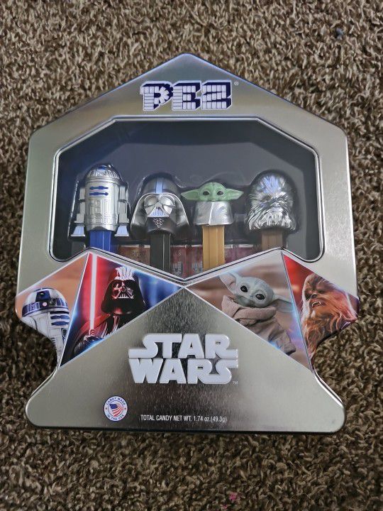 STAR WARS PEZ Set DISNEY 100 (R2-D2 DARTH VADER GROGU CHEWY) Candy Dispenser