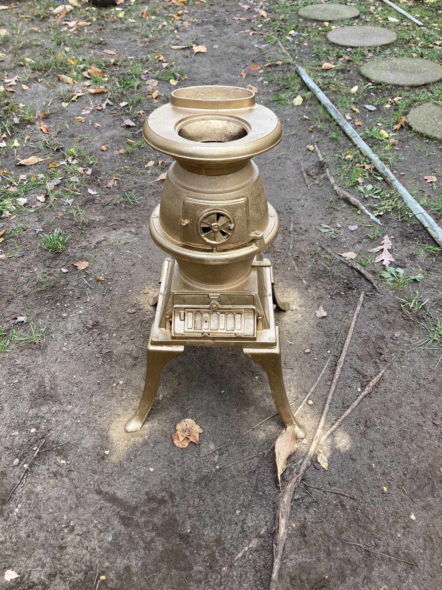 Gold Woodstove