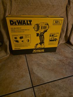 DEWALT XTREME 5-In-1 12-volt Max 3/8-in Keyless Brushless Cordless Drill 1 -Batteries Included, and