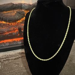 14k Gold Rope Chain
