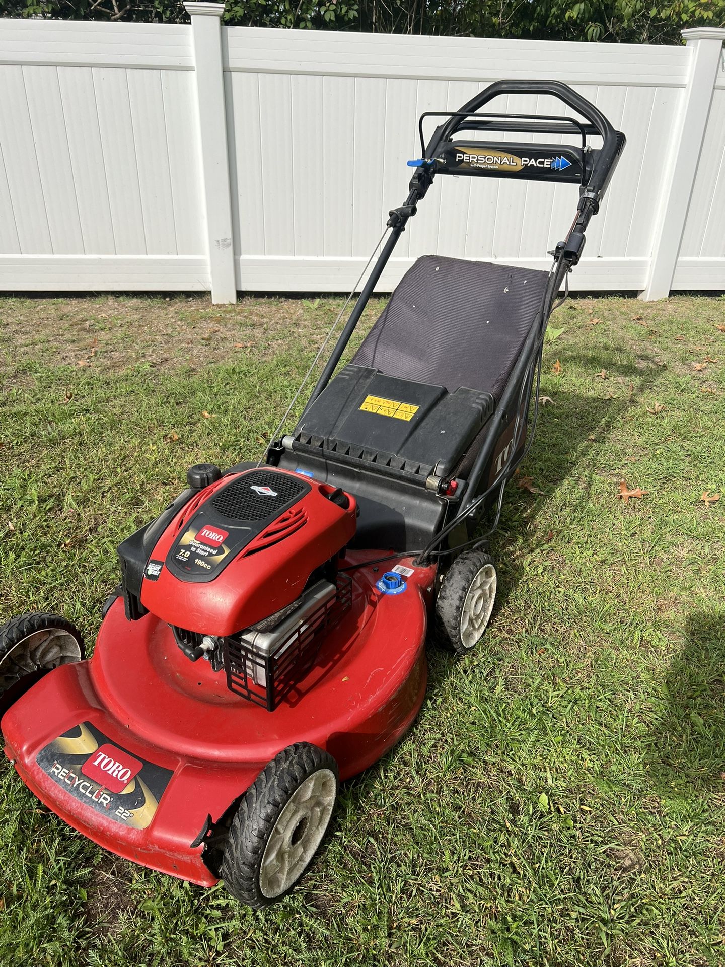 7hp 22” Toro Lawnmower
