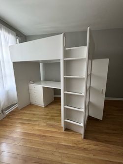 IKEA bed+desk+storage