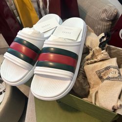 Gucci Ace Slides, US 13, NWT