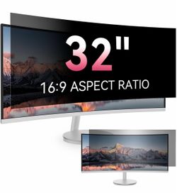 32 inch Computer Privacy Screen Filter for 16:9 Widescreen Monitor