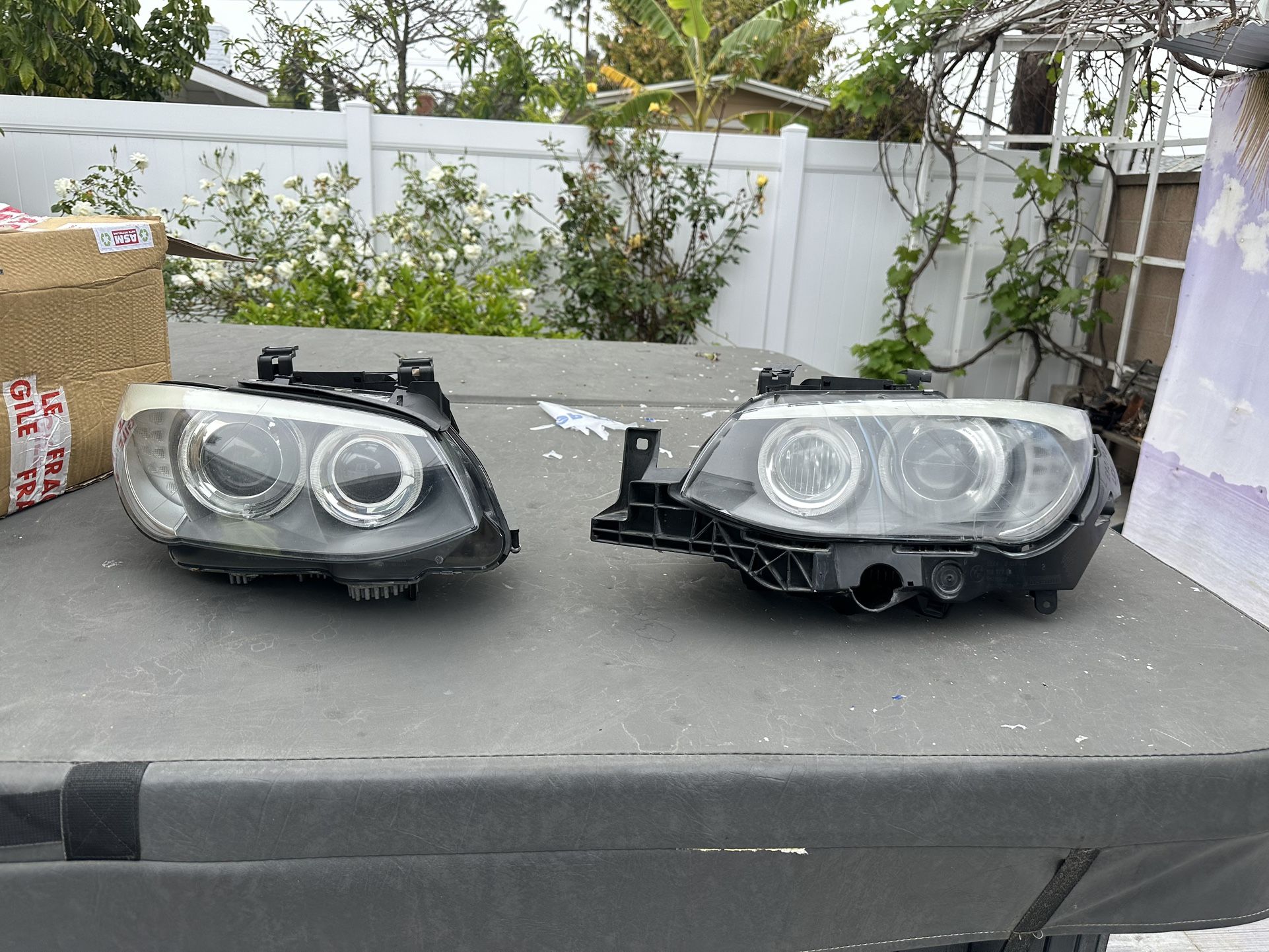 2011 2012 2013 BMW 335is 335i 328i Convertible Hardtop And Coupe OEM HEADLIGHTS LEFT AND RIGHT