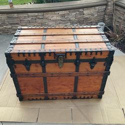Antique Trunk Refinished