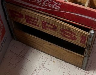 Pepsi vintage wood crate