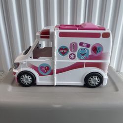 Barbie's Ambulance Medical Clinic Rescue Hospital Vehicle Ambulance (VAN ONLY)