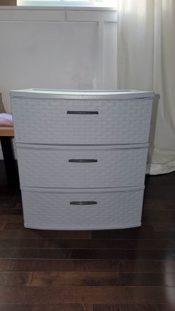 Three Drawer plastic chest