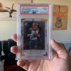 2020 PANINI DONRUSS JOE BURROW ELITE SERIES-ROOKIES MINT 9