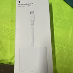Apple USB-C Digital AV Multiport Adapter (New)