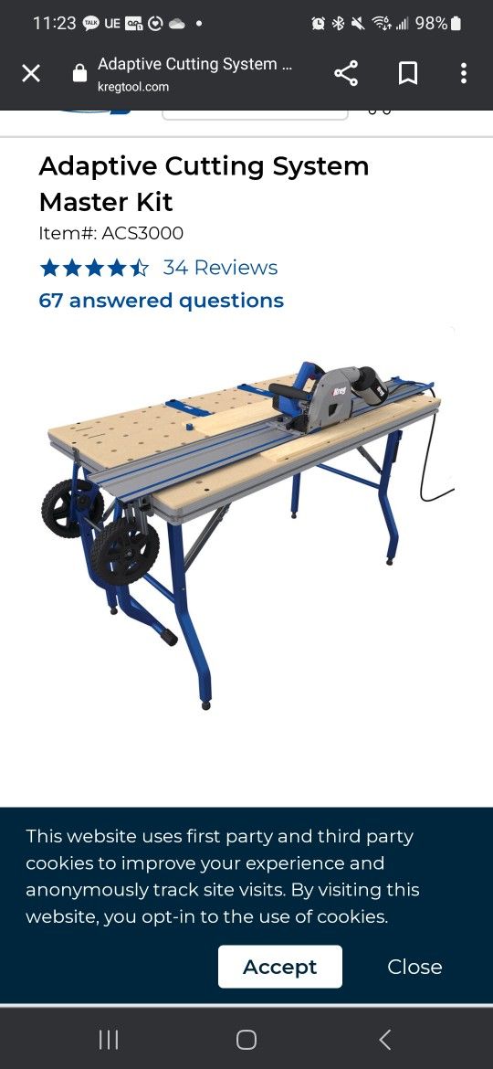 Kreg Adaptive Cutting System Master Kit