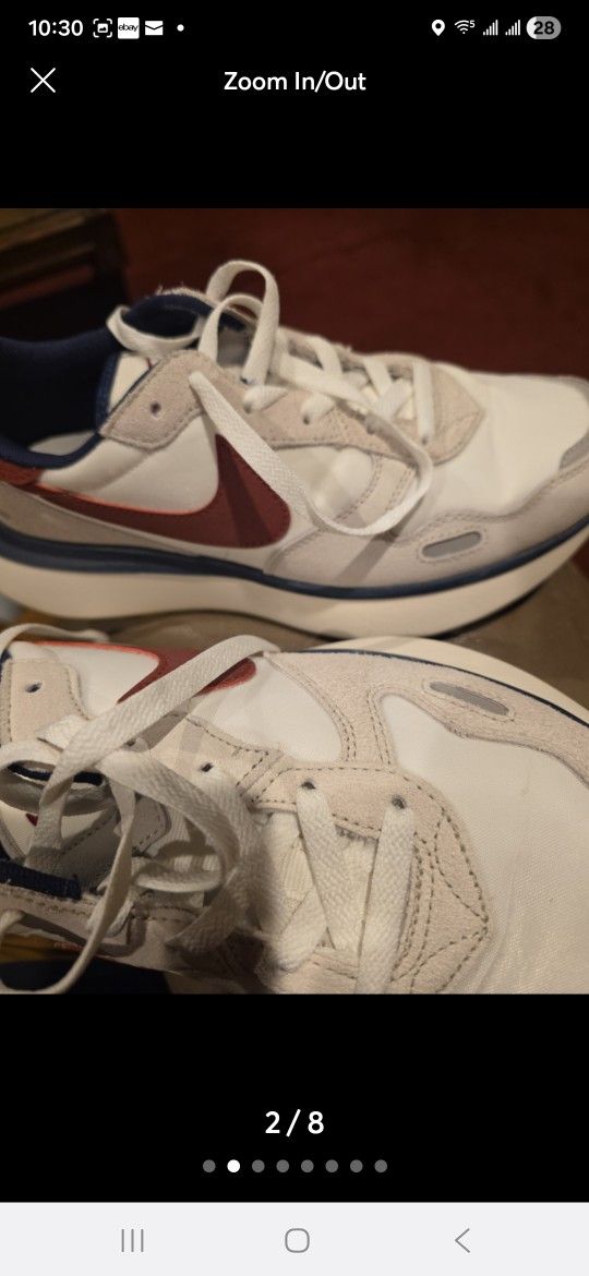 Nike Phoenix Waffle Light Bone Team Red W - FZ3600-072  women