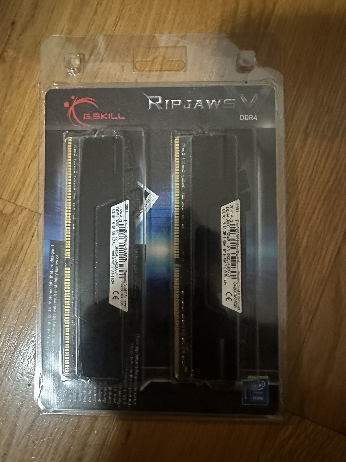 Ripjaws V Series 32GB RAM DDR4