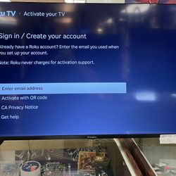 Westinghouse 50” Smart Tv 