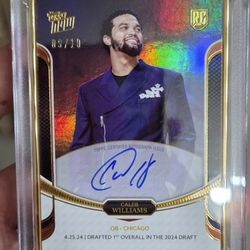 Topps Now Caleb Williams 
