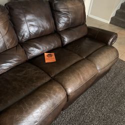 Large Brown Reclining Couch