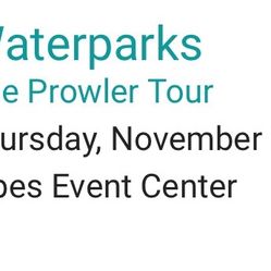 Waterparks Concert Ticket, San Antonio, Texas