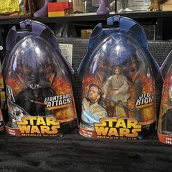 Star was Action Figure Lot Of 4