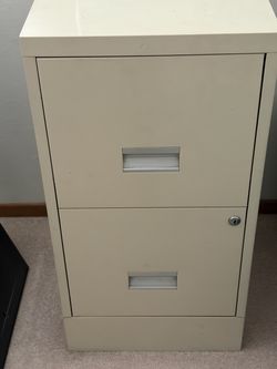 2 Drawer Metal Filing Cabinet