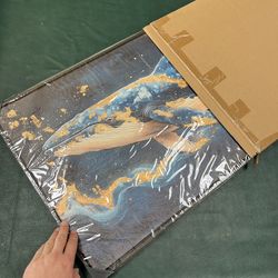 Whale Art Painting (BRAND NEW) 40”x20” $70
