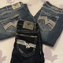 Mens NWOT 28,40,50 Salvage From Buckle Jeans