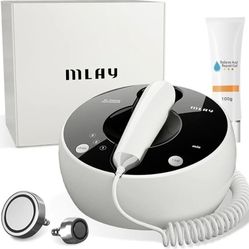 MLAY Professional RF Beauty Machine, Radio Frequency Face Machine with 2 Probes, at Home Radio Frequency Skin Tightening for Lifting, Wrinkle Reducing