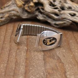 Silver and 14k Gold watch band