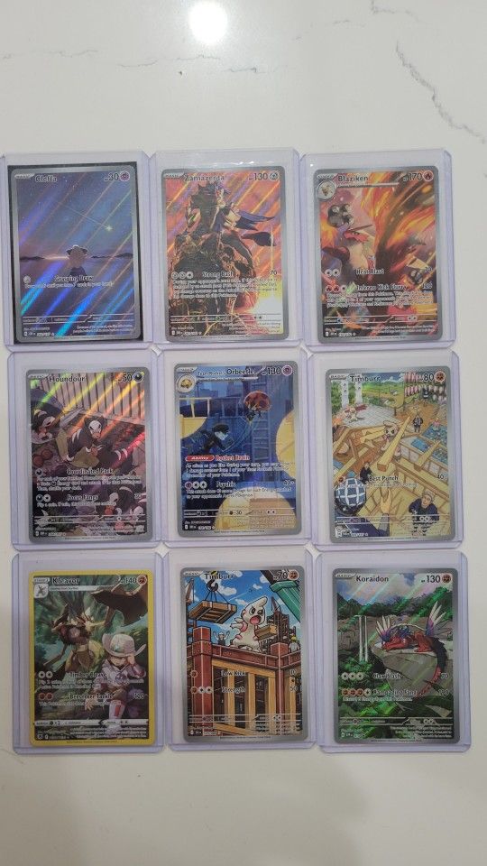 Pokemon Cards IR And Full Arts