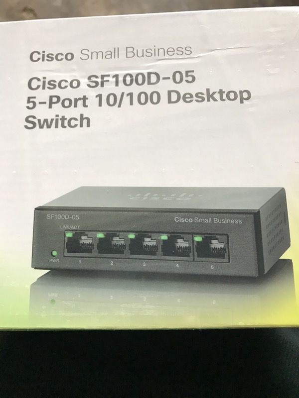 Cisco Small Business 100 Series Unmanaged (SF100D-05) External Switch