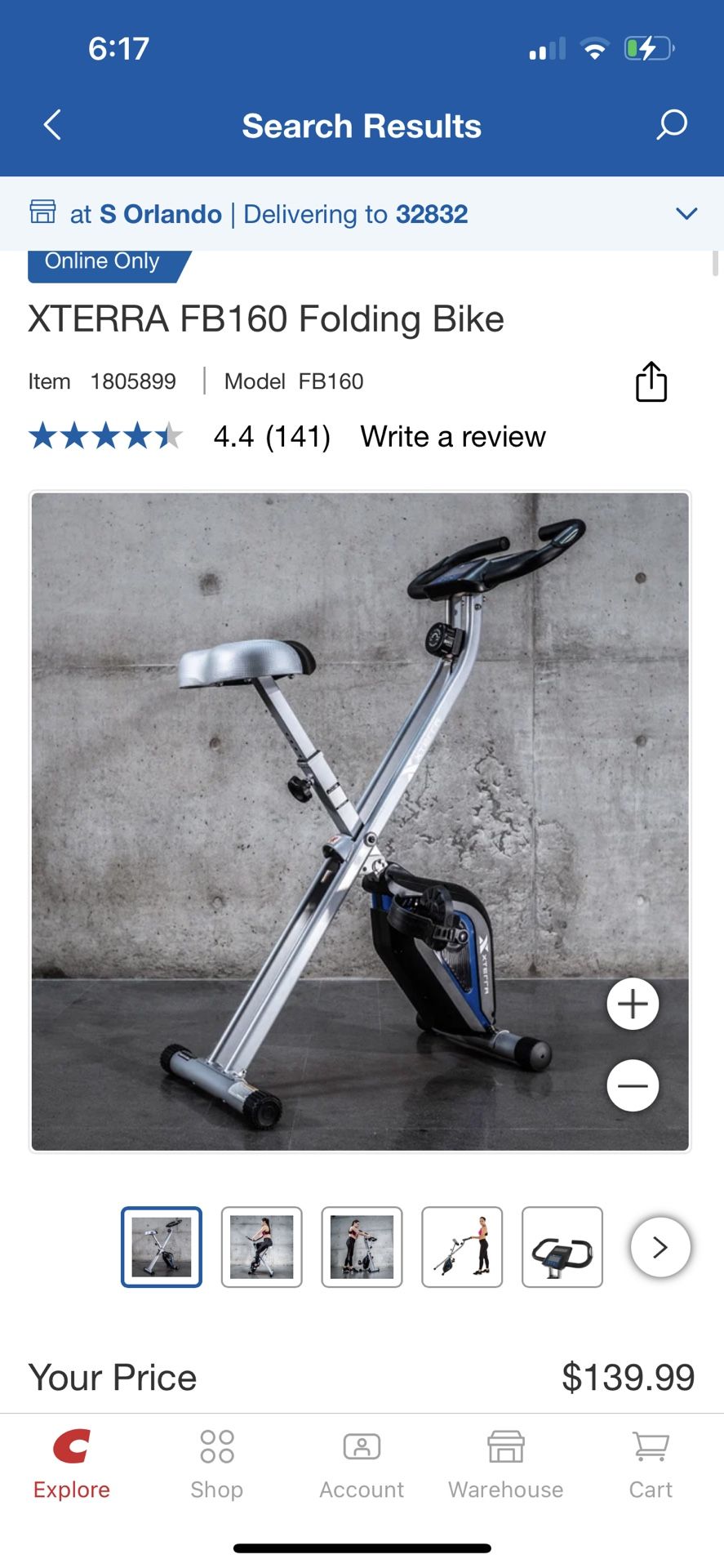 XTERRA FB160 Folding Bike