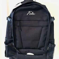 FILA Backpack Black 35L Brand New 