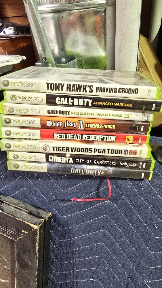 Xbox 360 Games Lot And Controllers Misc