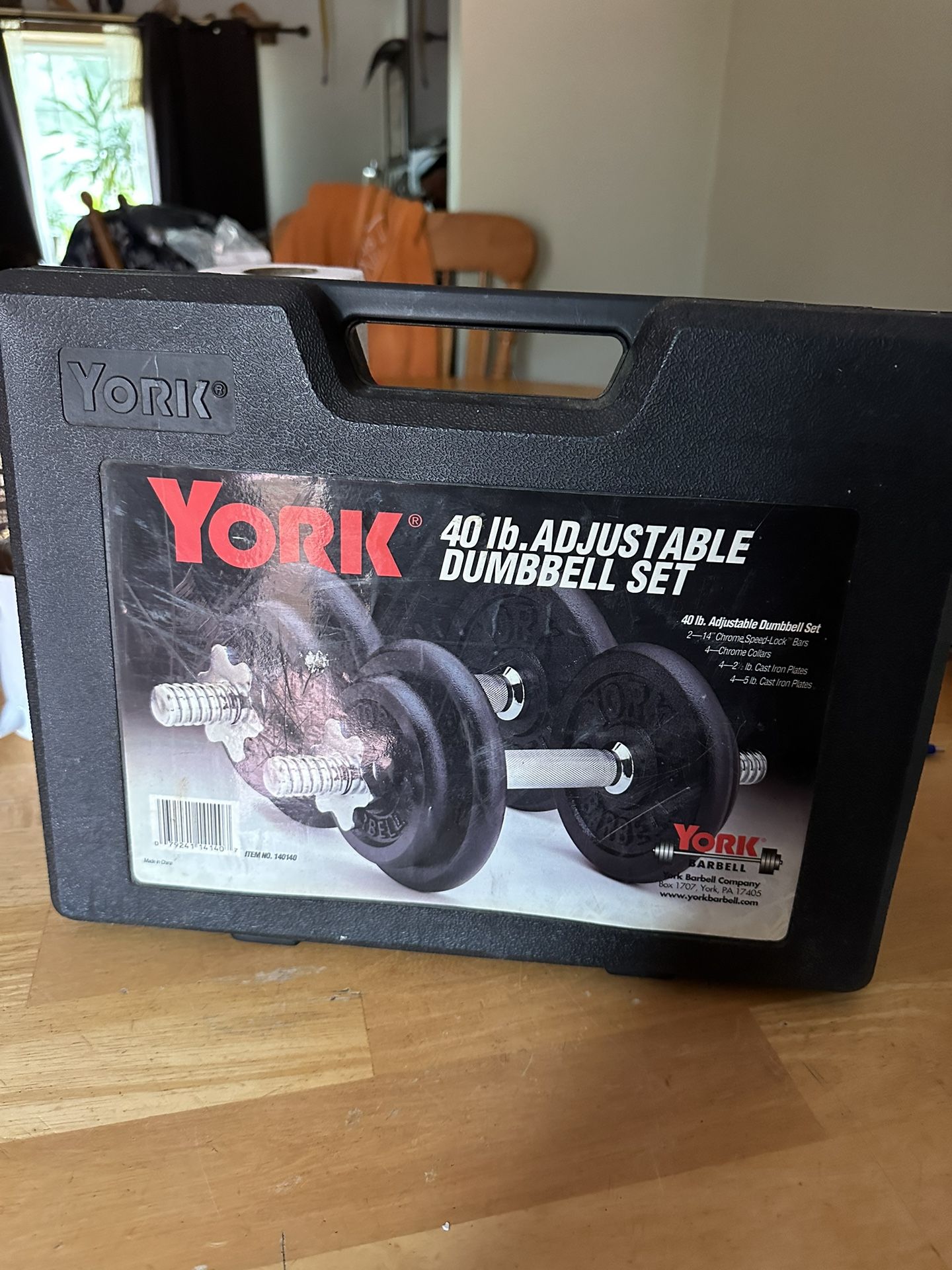 York 40 Lb Dumbell Set 