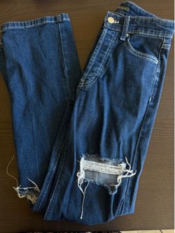 Target high rise straight jeans