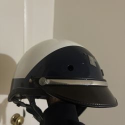 Old Biker Helmet Needs Cleaning 