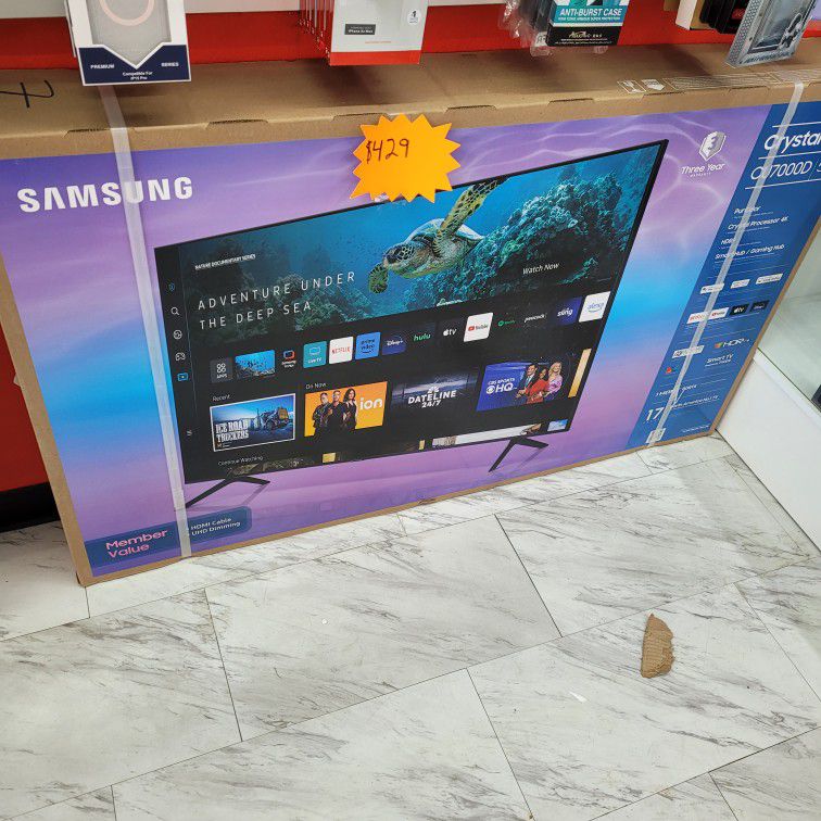 Samsung Crystal 58 Inch 4K TV | $50 Down And Take It Home!