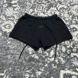 Fear of God Essentials Black Sweatshorts