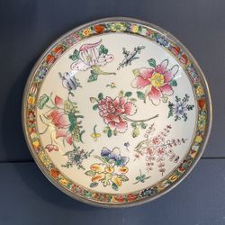 Vintage Japanese Porcelain Ware Bowl/pewter 