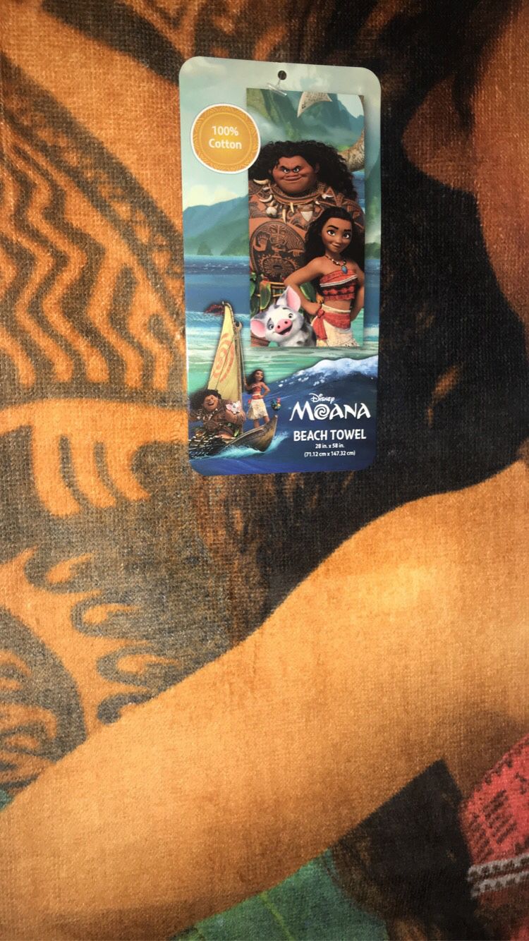 Disney moana beach towel