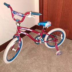FREE 16" Sea Star Kids Bike With Training Wheels 