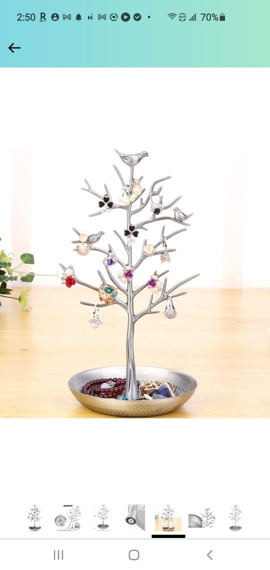 Tree Stand Jewelry Holder/Organizer