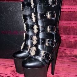 High Heel Exotic Boots