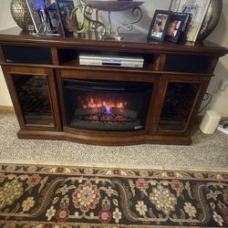 Fire place tv stand 