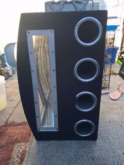 Custom 4-Subwoofer Speaker Box Enclosure
