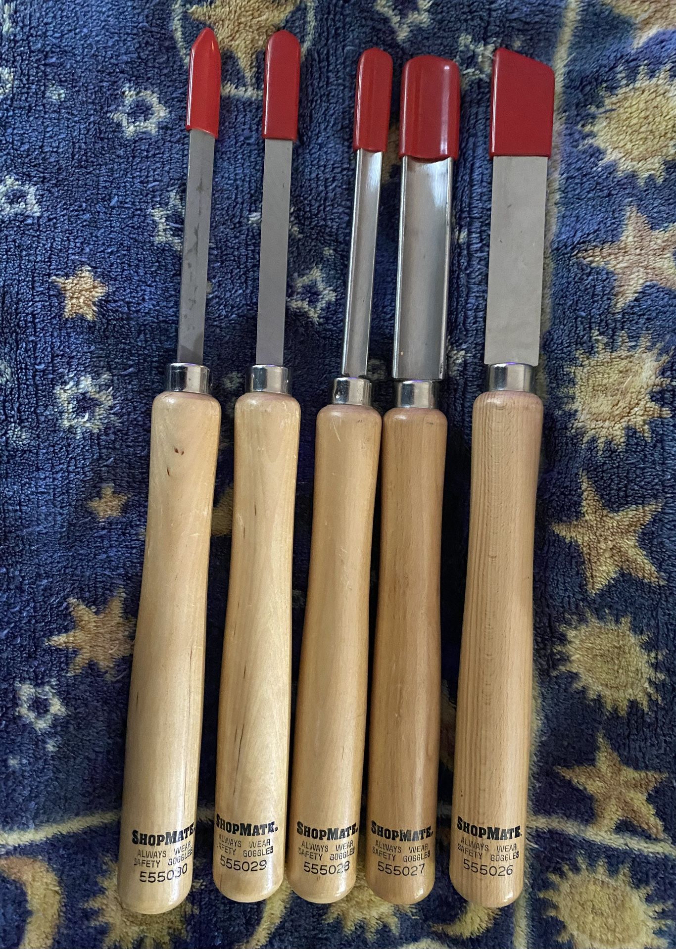 Heavy Duty Shopmate 5-piece Lathe Set $40